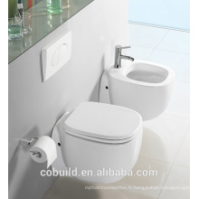 Haute Qualité Salle De Bains Toilette Bol WC Placard en céramique Mur Suspendu toilette